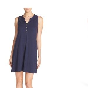 Lily Pulitzer Nvy blue Essie dress m barely worn